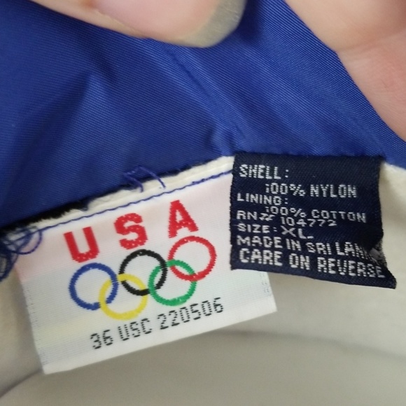 🥇🇺🇸Mens  Vintage USA Windbreaker Size XL - Picture 5 of 8